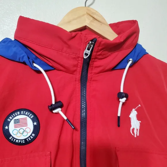 S O L D. Polo Ralph Lauren Team USA 2020 Summer Olympics Full-Zip Utility Vest - Picture 12 of 15